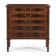 Buckingham Mahogany Chest of Drawers with Concave Profile