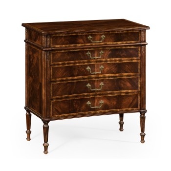 Buckingham Mahogany Chest of Drawers with Concave Profile