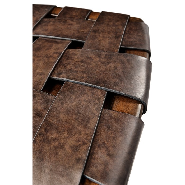 Country Style Leather Bar Stools