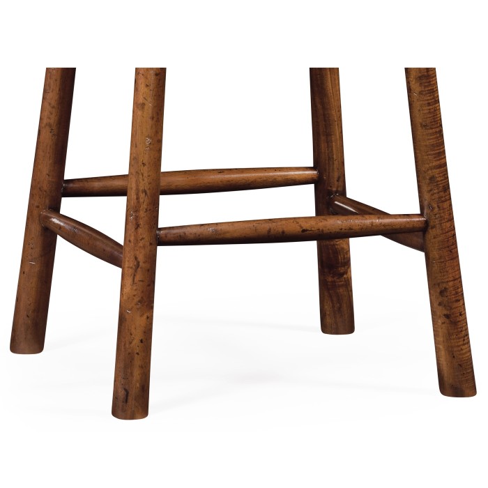 Country Style Leather Counter Stools