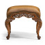 Carved & Pierced Walnut Footstool