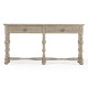 Chip Carved Grey Oak Console