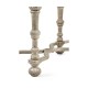 Chip Carved Grey Oak Console