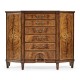 Starburst Walnut Side Cabinet