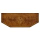 Starburst Walnut Side Cabinet
