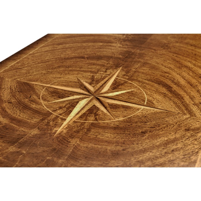 Starburst Walnut Side Cabinet
