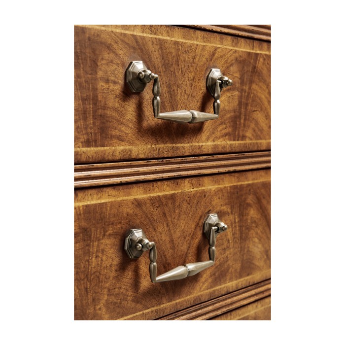 Starburst Walnut Side Cabinet