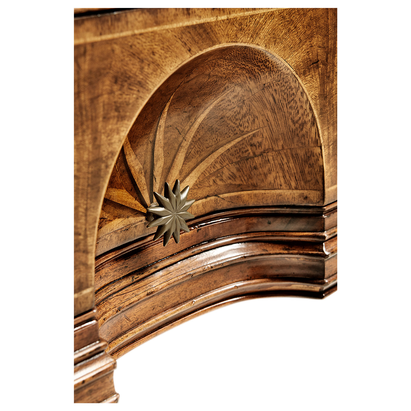 Starburst Walnut Side Cabinet