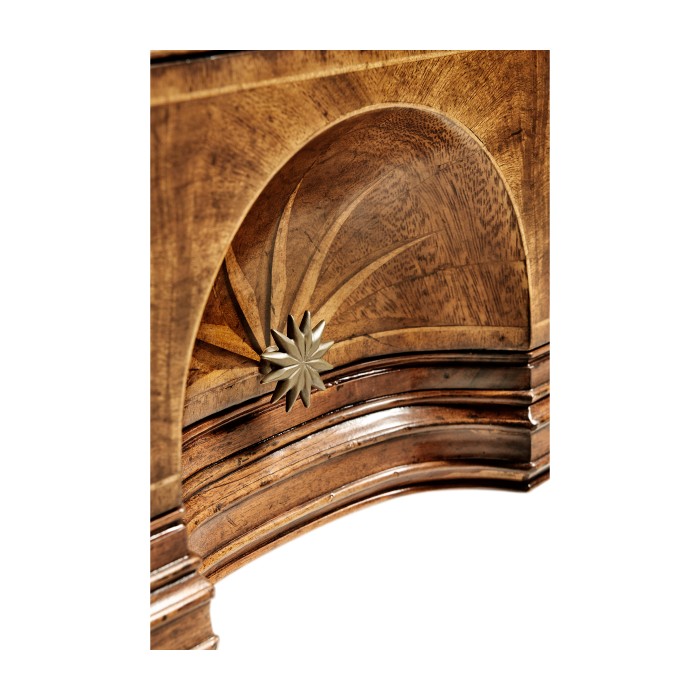 Starburst Walnut Side Cabinet