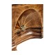 Starburst Walnut Side Cabinet