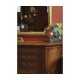 Starburst Walnut Side Cabinet