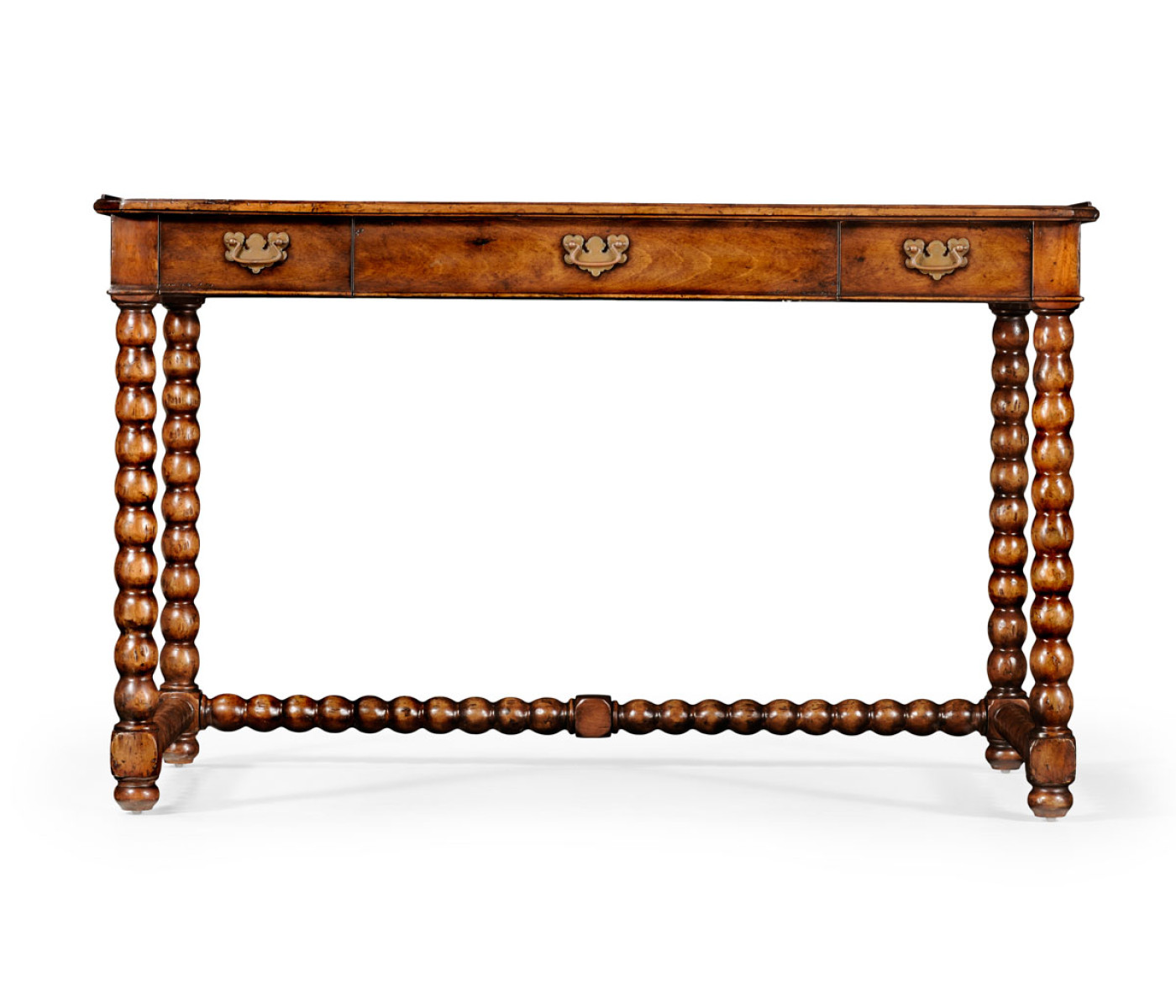 Bobbin turned walnut dressing table