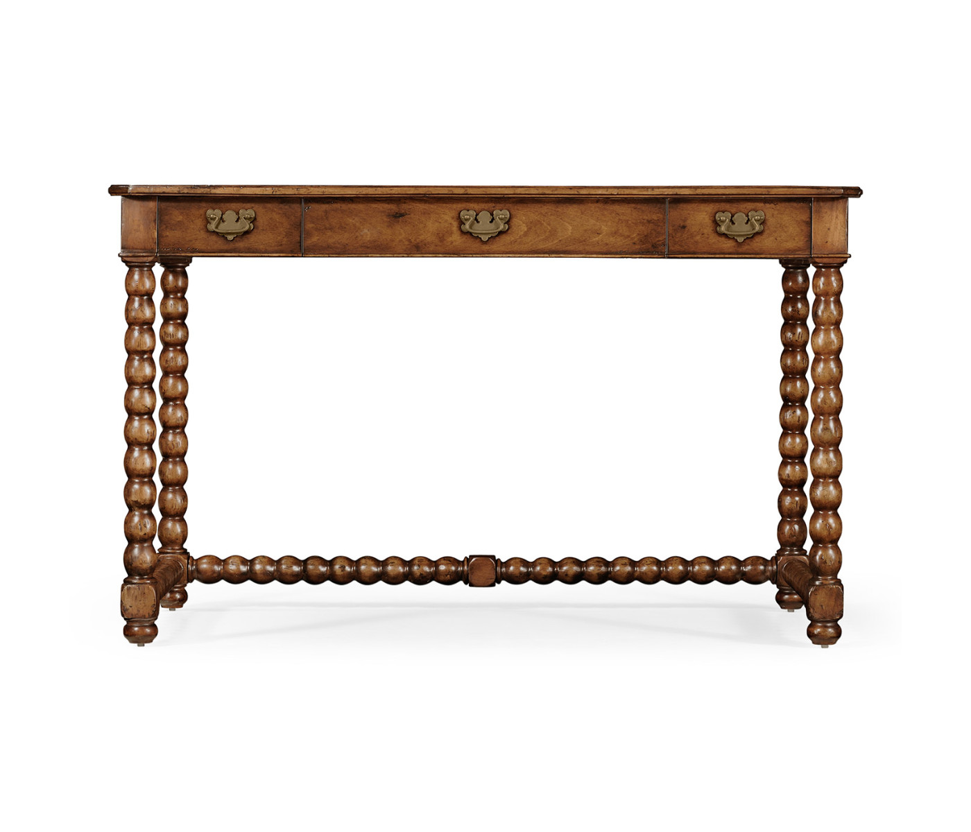Bobbin turned walnut dressing table
