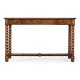 Bobbin turned walnut dressing table