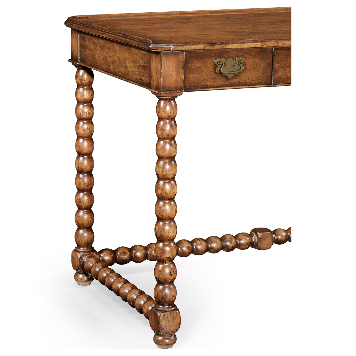 Bobbin turned walnut dressing table