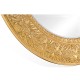 Large circular gilded mirror