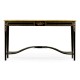 Black & églomisé console