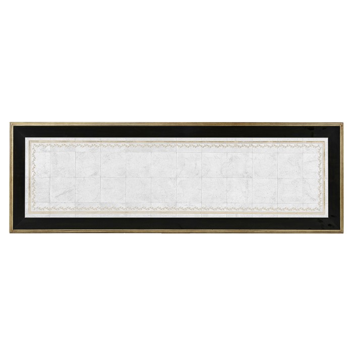 Black & églomisé console