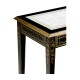 Black & églomisé console
