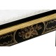Black & églomisé console
