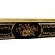 Black & églomisé console