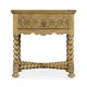 Natural Oak Square Side Table