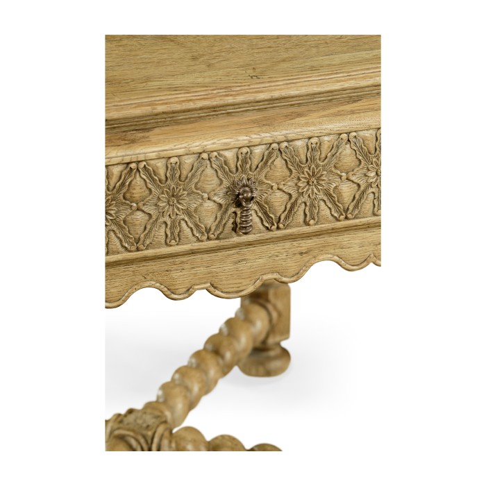 Natural Oak Square Side Table