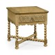 Natural Oak Square Side Table