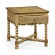 Natural Oak Square Side Table