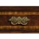 Serpentine Architrave Mahogany China Cabinet
