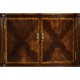 Serpentine Architrave Mahogany China Cabinet