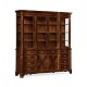 Serpentine Architrave Mahogany China Cabinet