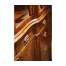 Serpentine Architrave Mahogany China Cabinet