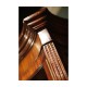 Serpentine Architrave Mahogany China Cabinet