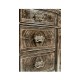 Serpentine Architrave Bleached Mahogany China Cabinet
