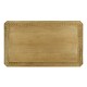 Natural Oak Chip Carved Rectangular Coffee Table