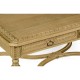 Natural Oak Chip Carved Rectangular Coffee Table