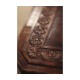 Chip Carved Dark Oak Rectangular Coffee Table