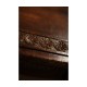 Chip Carved Dark Oak Rectangular Coffee Table