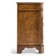 Serpentine Two Door Walnut Cabinet