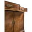 Serpentine Two Door Walnut Cabinet