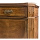 Serpentine Two Door Walnut Cabinet