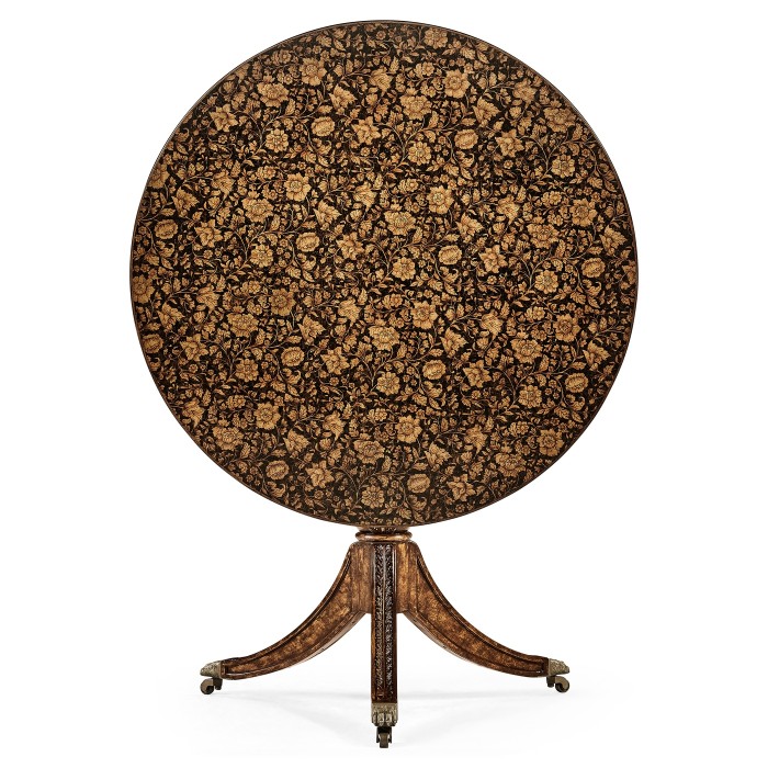 Penwork Style Table (Black)