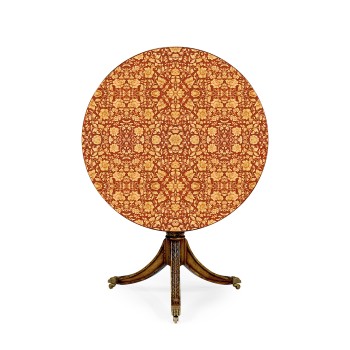 Penwork Style Table (Red)