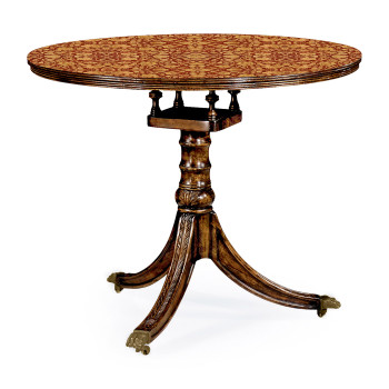 Penwork Style Table (Red)