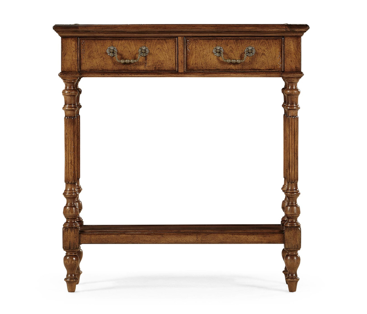 Small Narrow Walnut Console Table