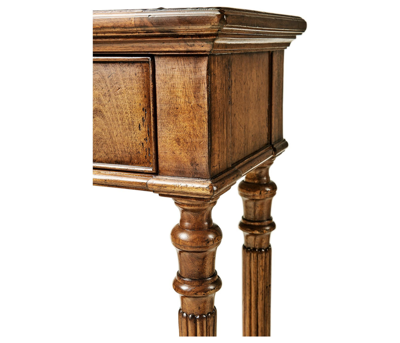 Small Narrow Walnut Console Table