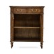 Narrow Walnut Cabinet with Cupboard