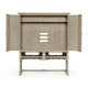 Elizabethan Style Grey Oak TV Cabinet