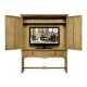 Elizabethan Style Natural Oak TV Cabinet